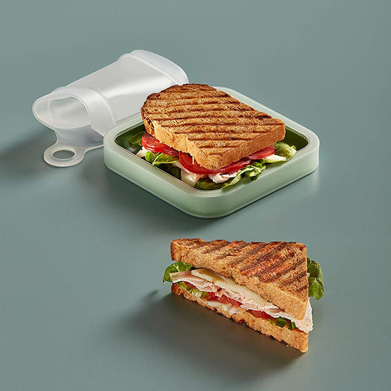 Reusable Silicone Bento Box for Sandwich Lovers