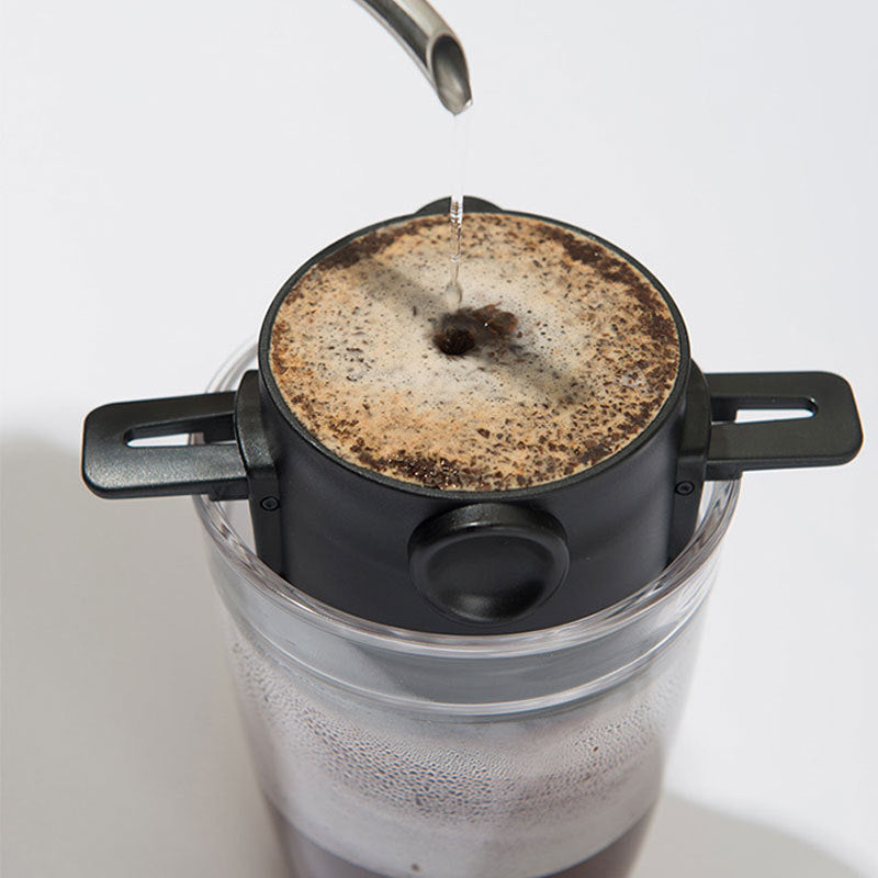 Reusable Stainless Steel Drip Filter for Fresh Coffee Anywhere