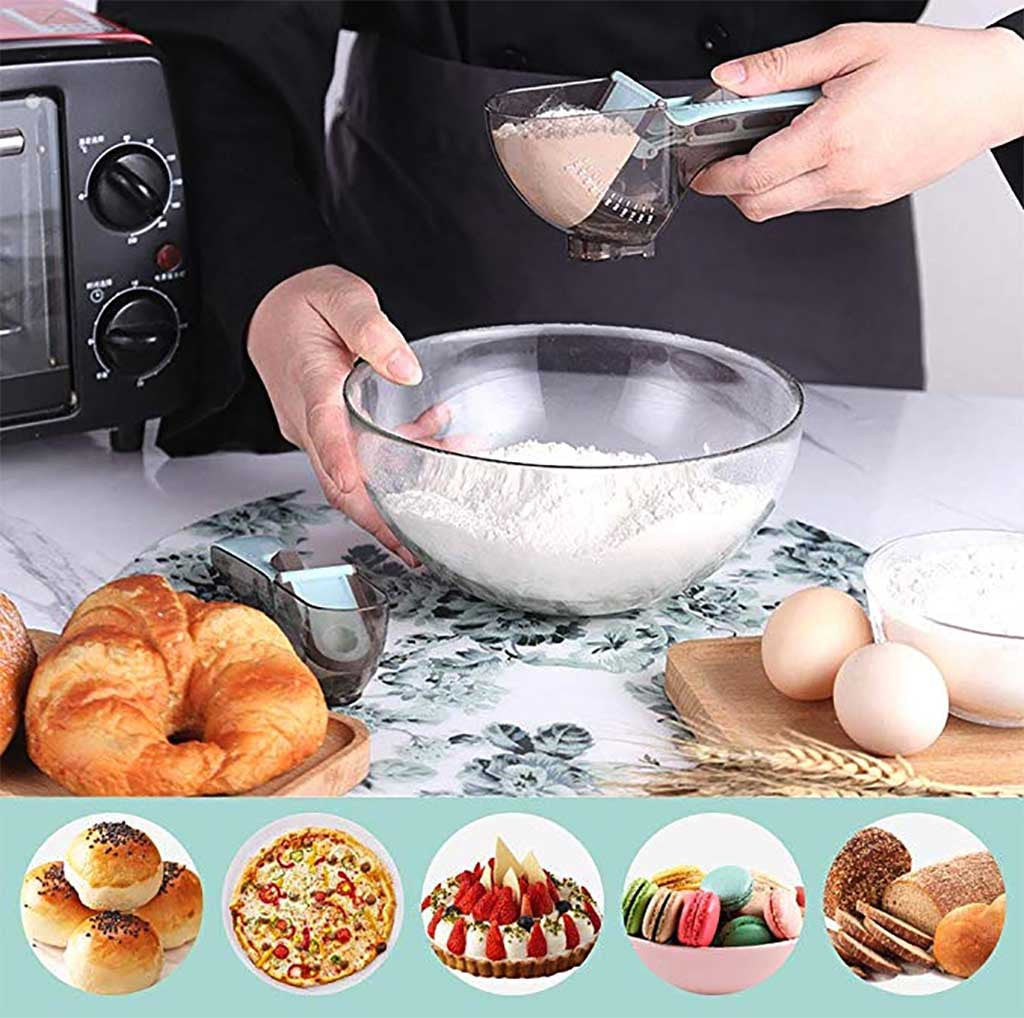 All-in-One Adjustable Measuring Cups & Spoons Set