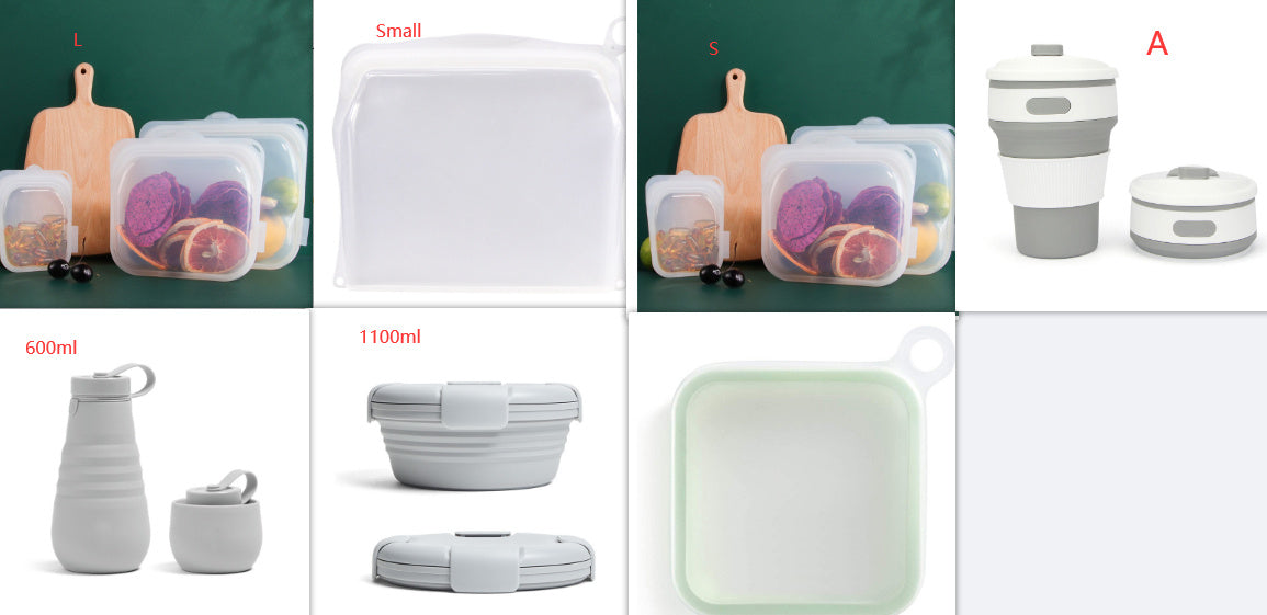 Reusable Silicone Bento Box for Sandwich Lovers