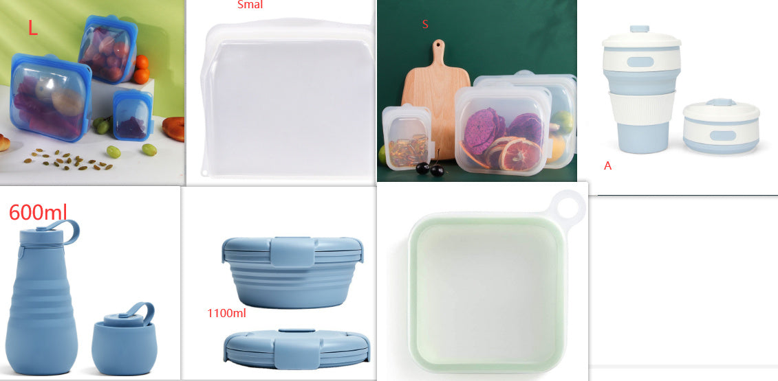 Reusable Silicone Bento Box for Sandwich Lovers