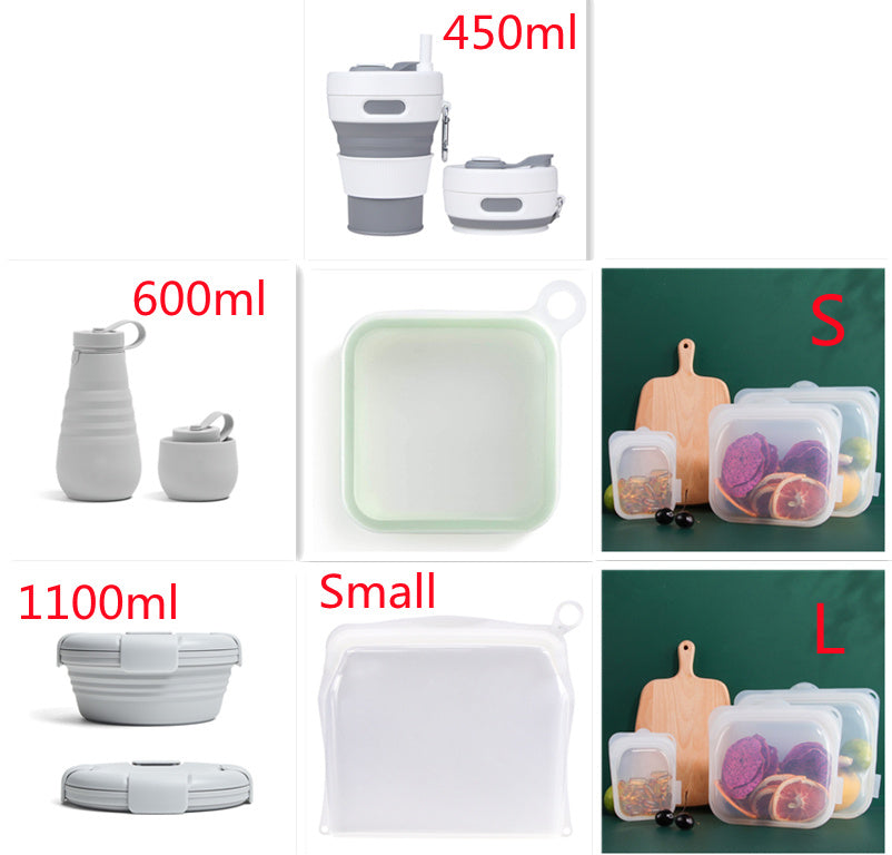 Reusable Silicone Bento Box for Sandwich Lovers