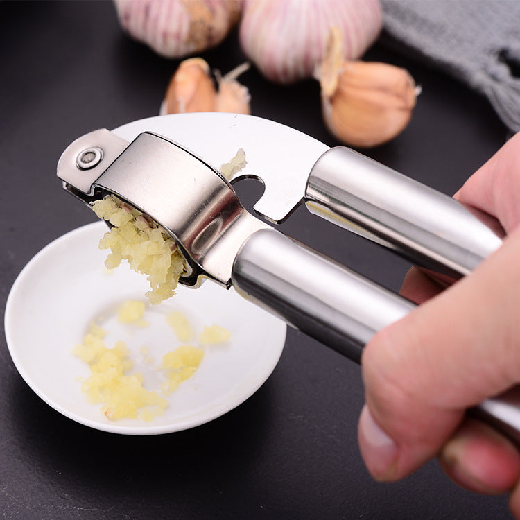 Stainless Steel Garlic Masher – Small, Strong & Handy