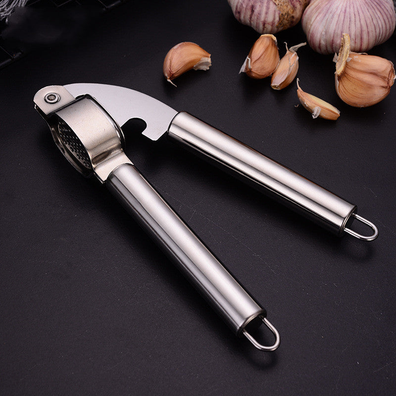Stainless Steel Garlic Masher – Small, Strong & Handy