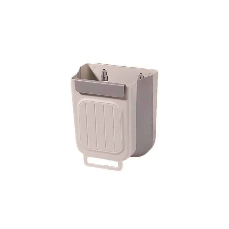 Foldable Hanging Trash Can – Space-Saving Kitchen Waste Bin