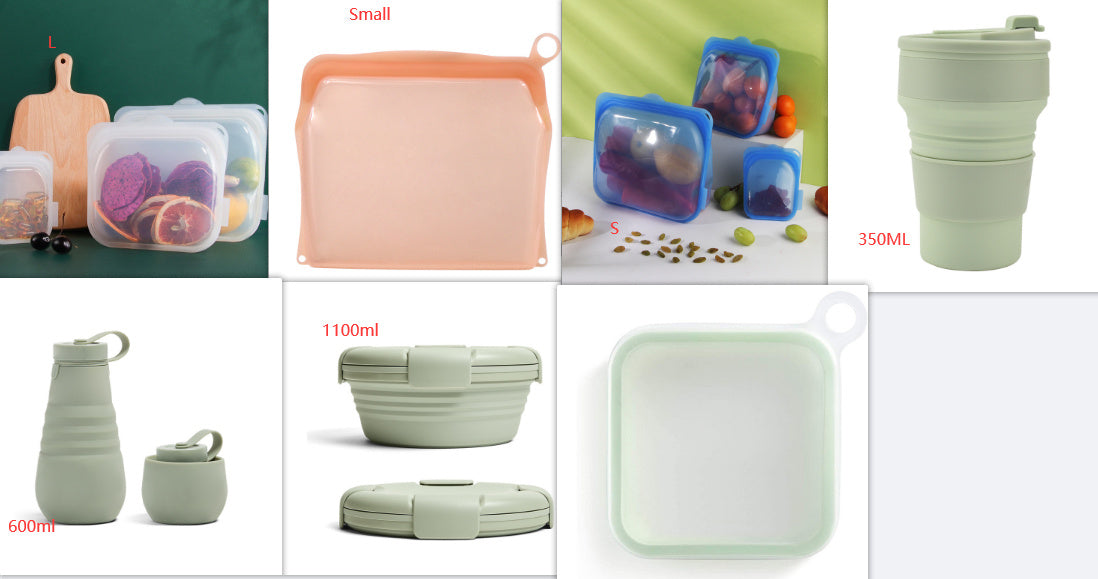 Reusable Silicone Bento Box for Sandwich Lovers